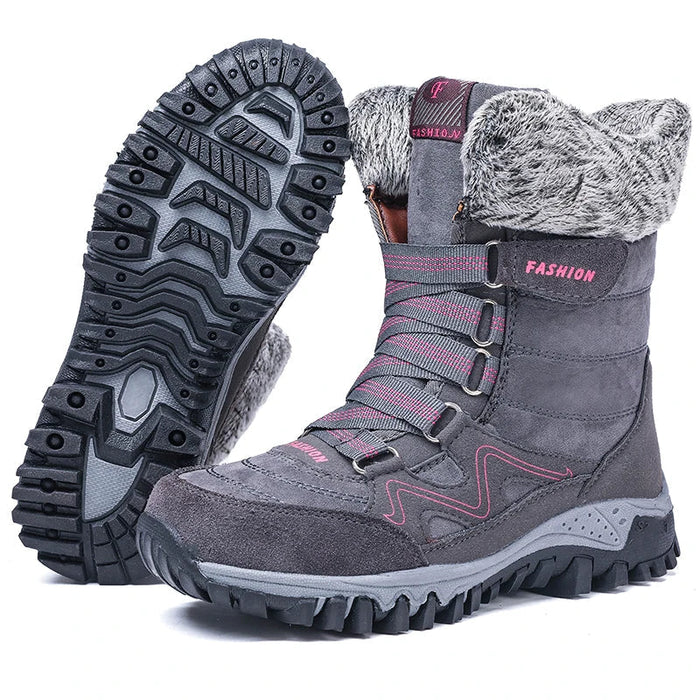 ELLA | Winter Dames Snowboots | Warme Hoge Laarzen voor Buiten Koud Weer