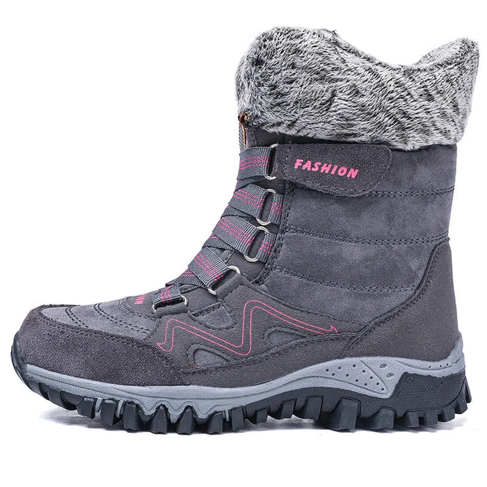 ELLA | Winter Dames Snowboots | Warme Hoge Laarzen voor Buiten Koud Weer