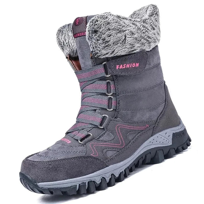 ELLA | Winter Dames Snowboots | Warme Hoge Laarzen voor Buiten Koud Weer