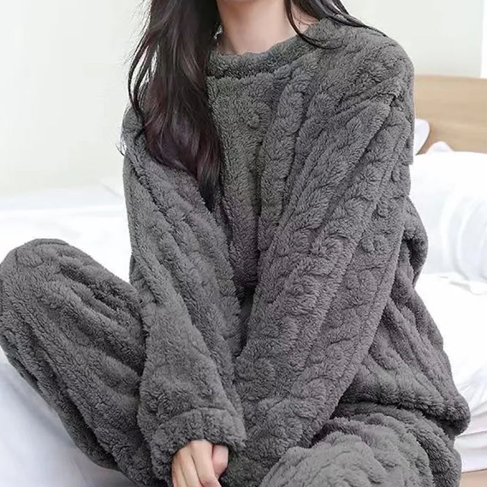 ZENSLAAP | Fleece Pyjama Set | Ultiem Comfort | Voor Een Ontspannen Nacht