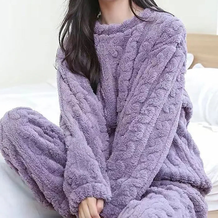 ZENSLAAP | Fleece Pyjama Set | Ultiem Comfort | Voor Een Ontspannen Nacht